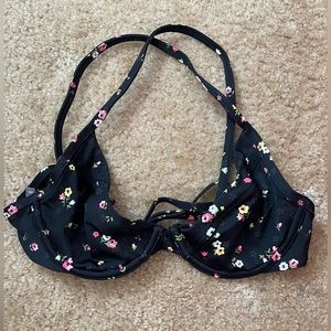 Aerie floral straps bikini top